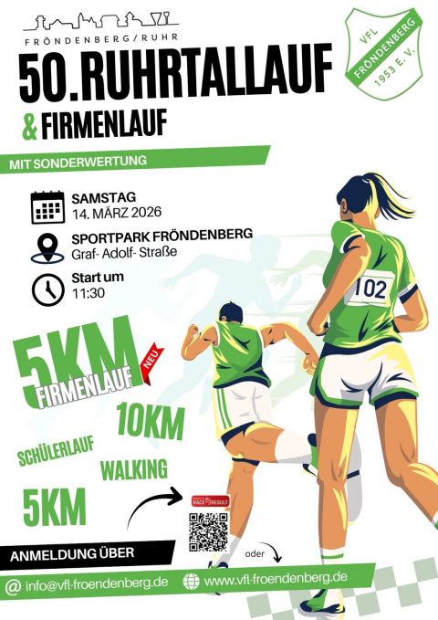 50. Ruhrtallauf Flyer
